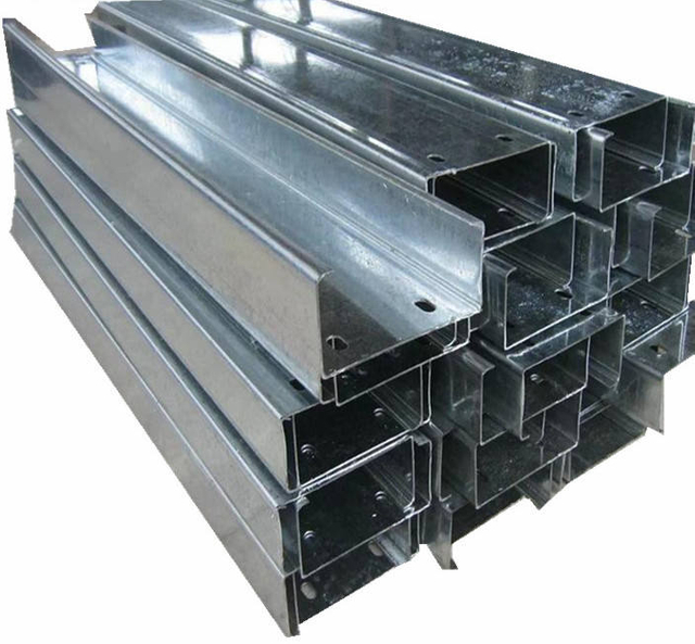 Building steel structure manufacturers produce cold-rolled c purlin channel